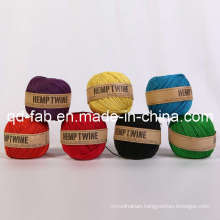 Dyed Colorful Hemp Twine for Craft (HT-1mm)